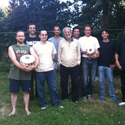 Avec Gurudji Pandit Shankar Ghosh
